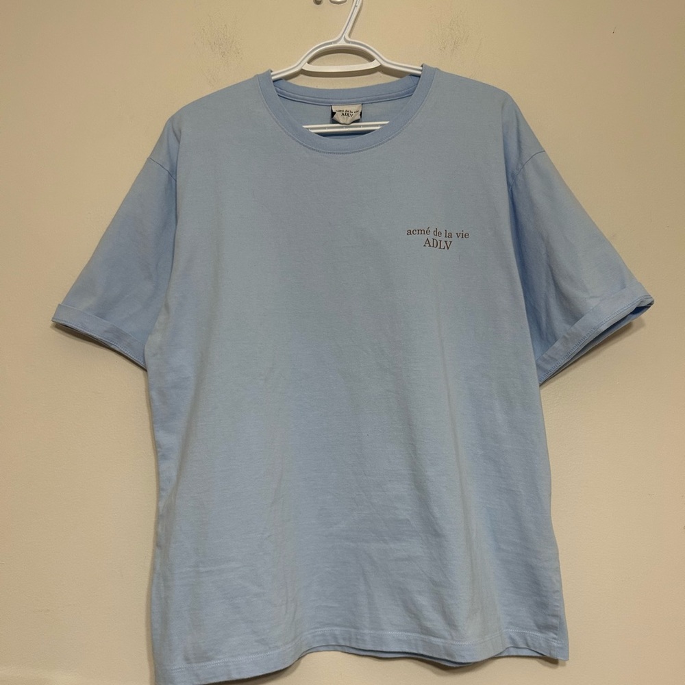 Acmé de La vie ADLV baby blue over size tee